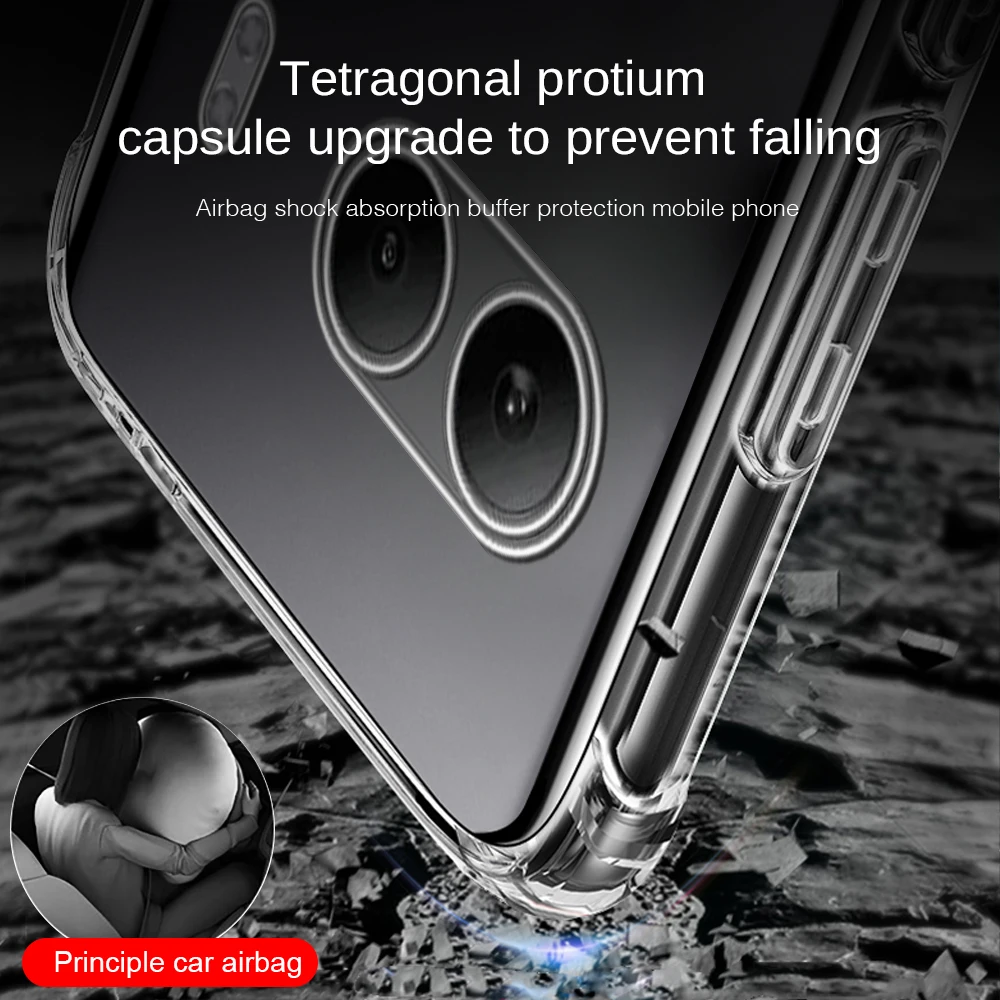 Transparent Shockproof Airbag Case with Camera Protection - TPU Soft Cover for OnePlus Nord 4 5G (2024)