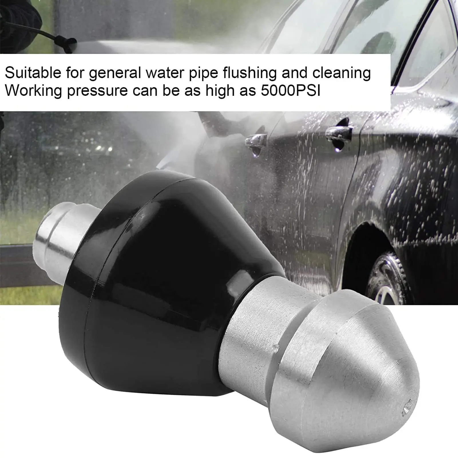 Strumento Per La Pulizia Delle Fognature, Ugello Ad Alta Pressione Set Da 2 Strumenti Per Dragare E Pulire I Tubi Fognari Per Sbloccare I Tubi 98949053 - 13