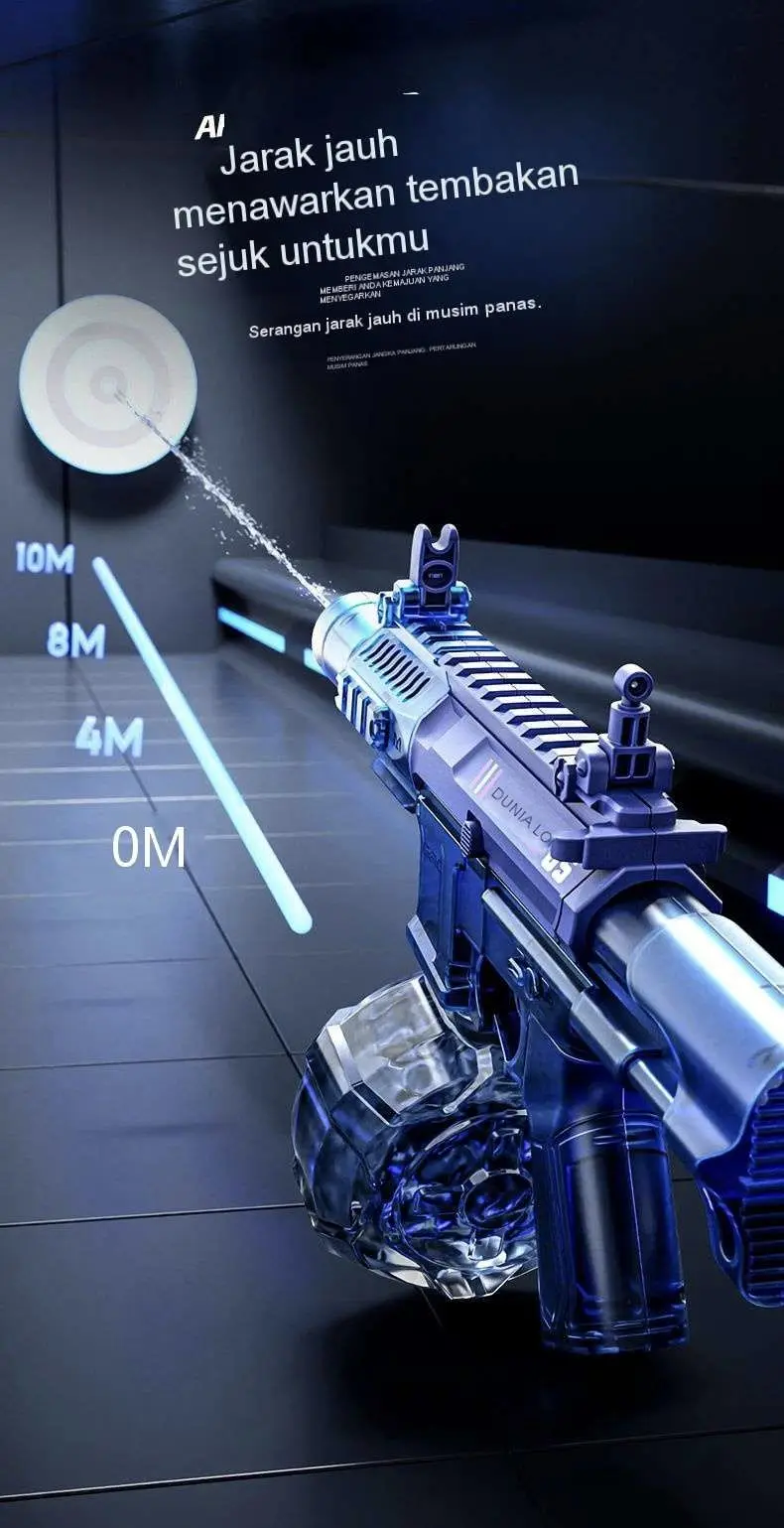 Automatic Water Gun Arp9 With Flame Effect For Outdoor Play_voghion.com