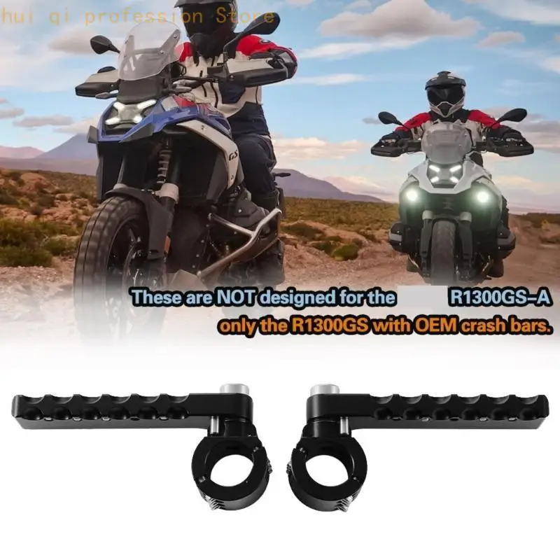 Klappbare Fußstützen für R1300GS Adventure Bikes, rutschfeste Oberflächen, Flugzeugaluminium, Off-Road-Reitzubehör H8WE – Detail 7