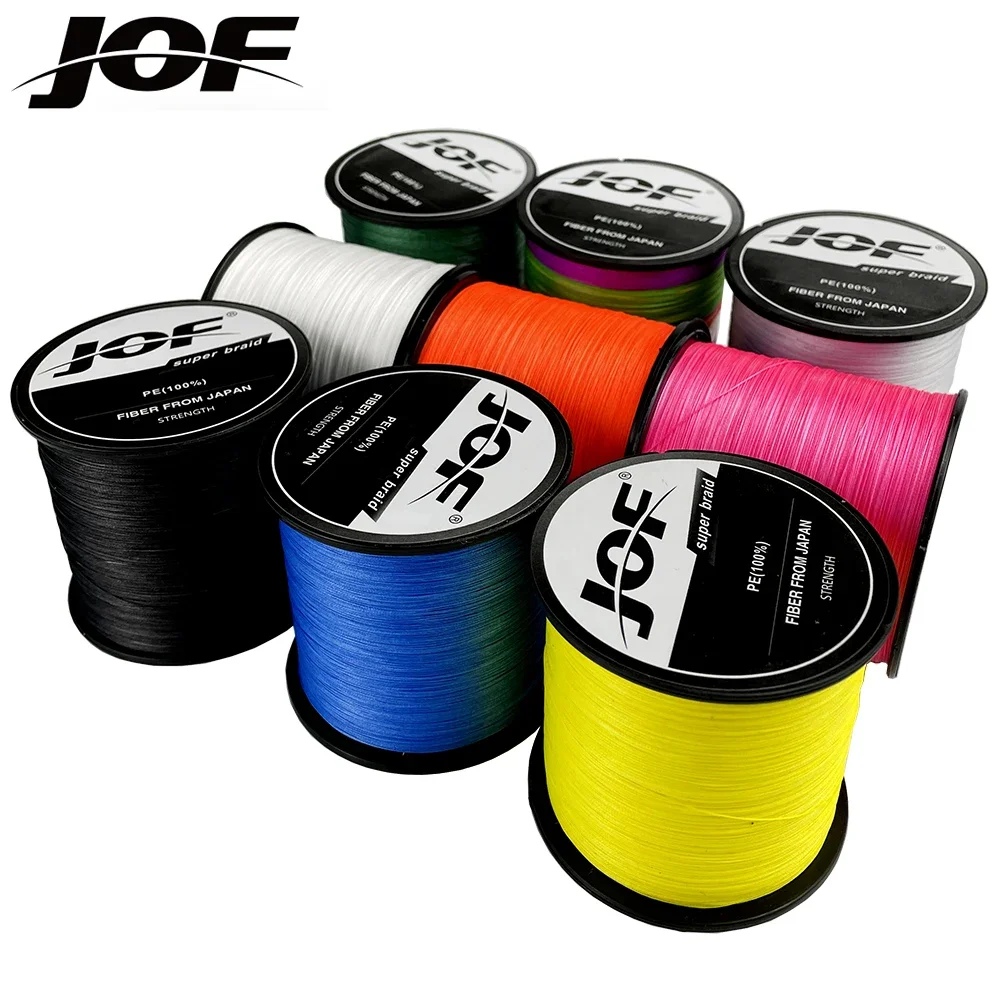 

JOF X8 Quality Brand 500M 300M PE Fishing Line Weave Line 8.2-35.8kg Braided Line Multifilament Japan Material Carp