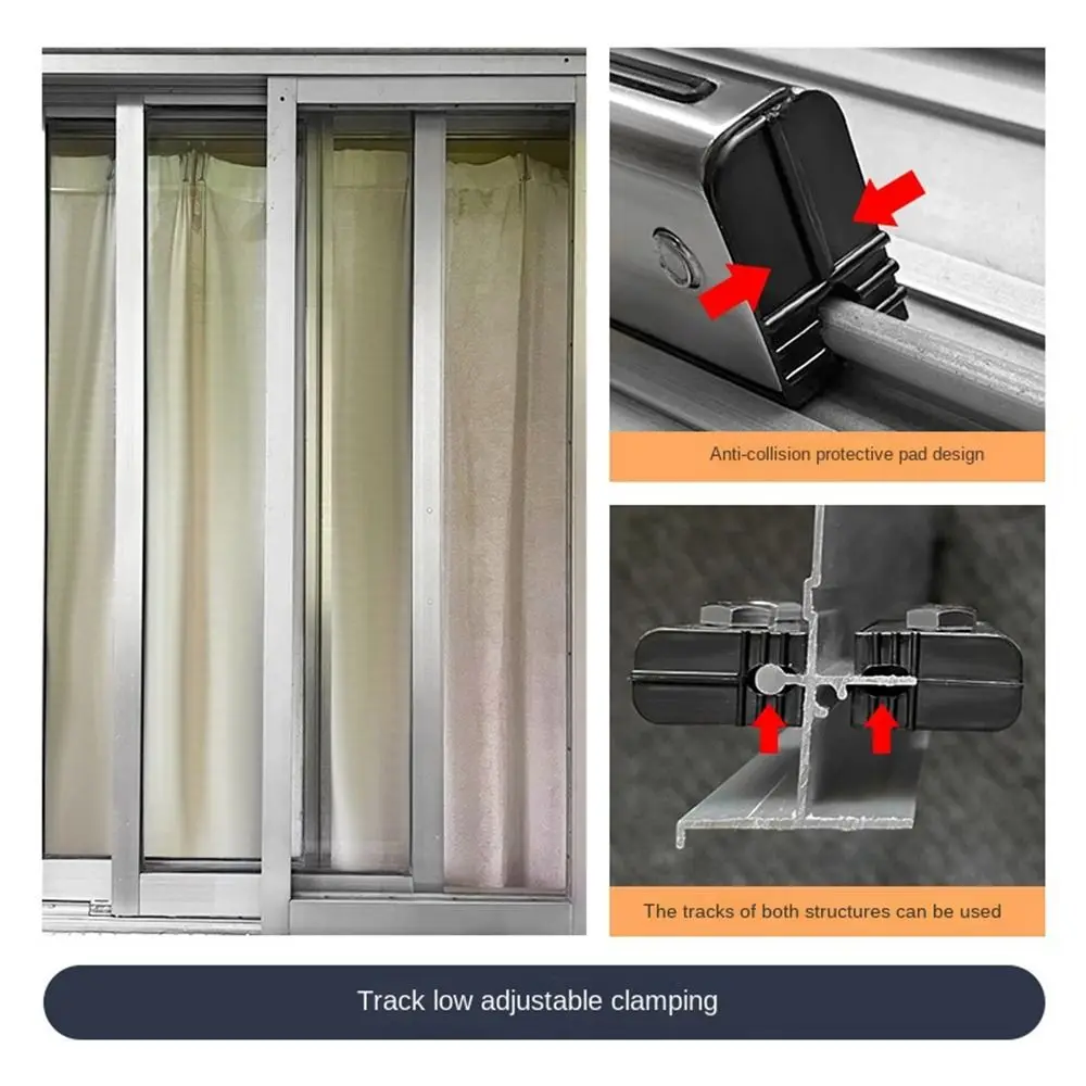 Zinc Alloy Window Limiter Buckle Sliding Security Fixed Window Locks Child Protection Anti-Theft Lock Stopper