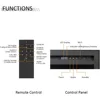 Heating, Cooling & Vents Wall Recessed & Wall Mounted Electric Fireplace (60"), Fireplaces 4