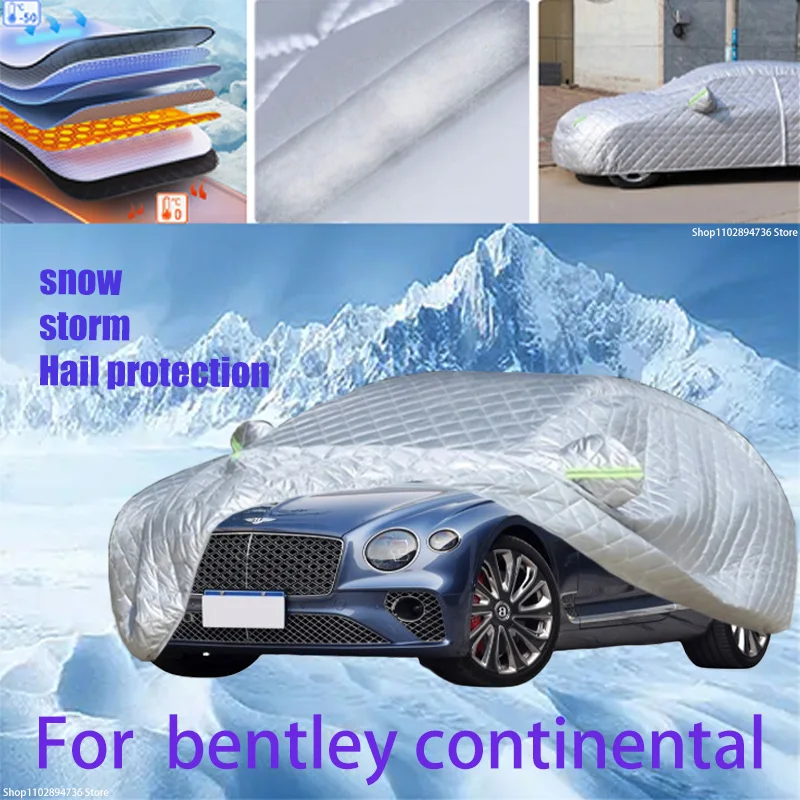 

For bentley continental Outdoor Cotton Thickened Awning For Car Anti Hail Protection Snow Covers Sunshade Waterproof Dustproof