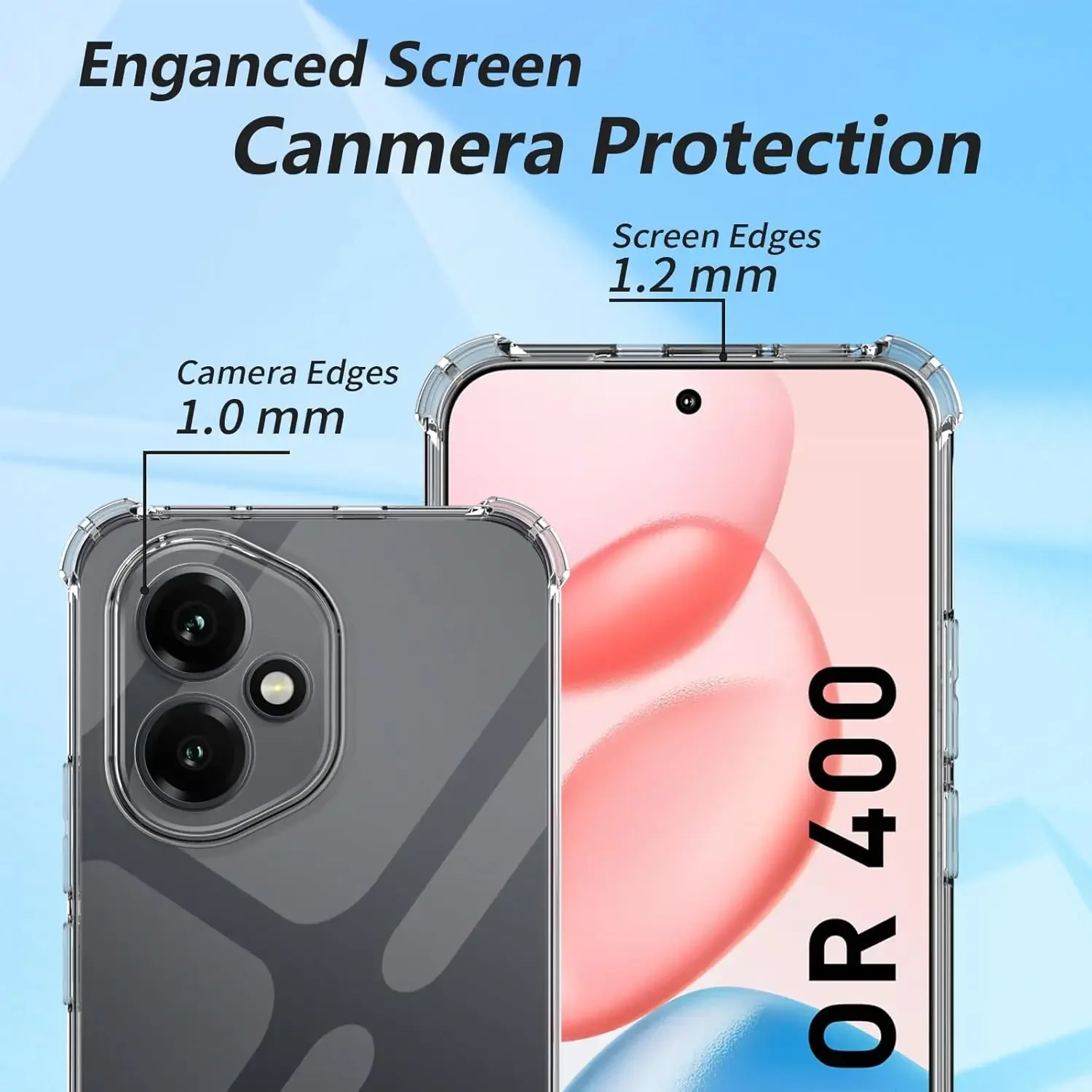 Flexible Shockproof TPU Case - Protective Transparent Cover