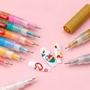 12 Color Nail Art Pen Quick Dry Waterproof Painting Graffiti Acrylic Pen DIY Design Abstract Line Nail Art Beauty Tool Supplies 2