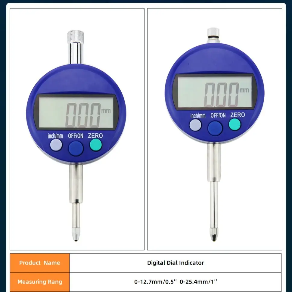 Dial Indicator Precision Comparator Gauge – High Accuracy Hour Type Measuring Clock for Micrometer Inspection & Industrial Measurement 6