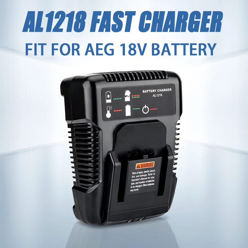 

Зарядное устройство для литиевых батарей 18 в AL1218, для AEG L1815G L1820R L1820S L1825R L1830R L1840R, высокое качество, быстрая зарядка, 2 А