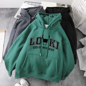 Marvel Superhero Loki Anime Hoodie Women Rocky Prank God Cartoon Hoodie Men Unisex Casual Street Fashion Winter Hoodie Man