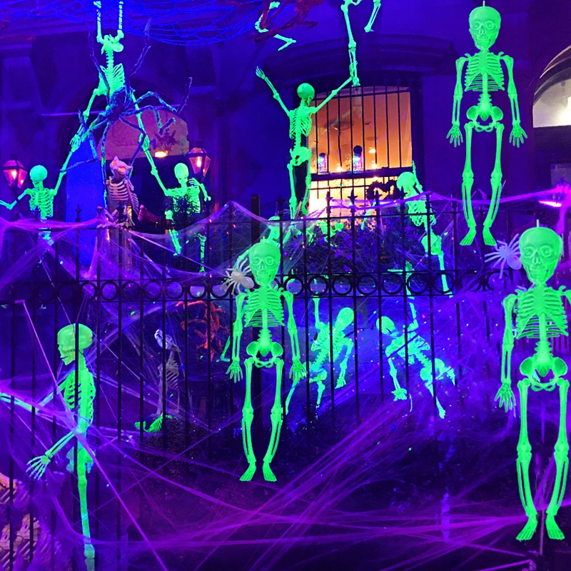 3 Paires De Mains Squelette Halloween - Plastique, Effrayant, Décor Maison Hantée | Accessoire Fête, Déco