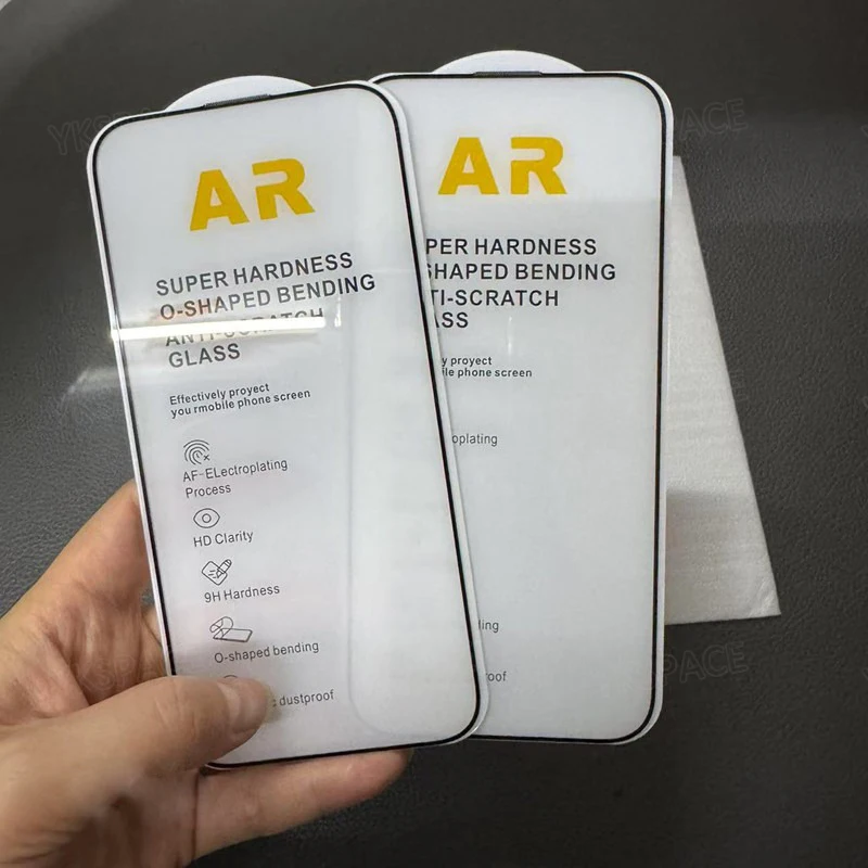 1–2 Stück AR Antireflexion High Definition klares gehärtetes Glas für iPhone 13 14 15 16e 16 17 Air Pro MAX Plus Displayschutzfolie – Detail 15