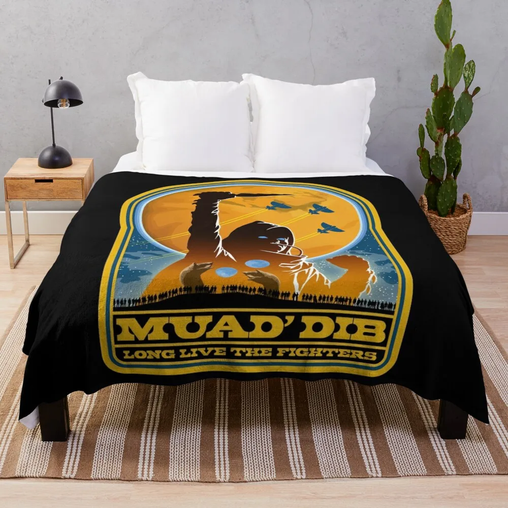 

Dune MUAD' DIB Throw Blanket Extra Large Throw Quilt Flannels halloween Blankets