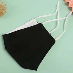 Versatile Unisex Cotton Face Cover - Stylish, Breathable, Dustproof, and Washable - Filter element (Black)
