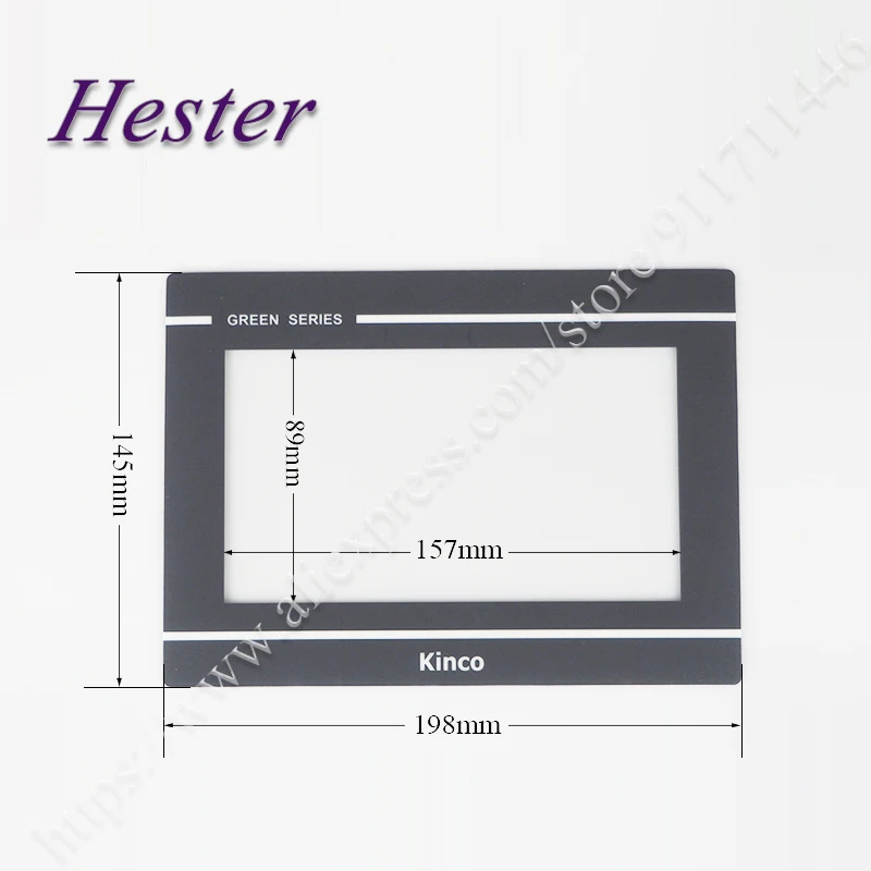 Touch Screen Panel Glass Digitizer for Kinco G070 G070E GL070 GL070E GH070E GT070E Touchpad with Front Overlay