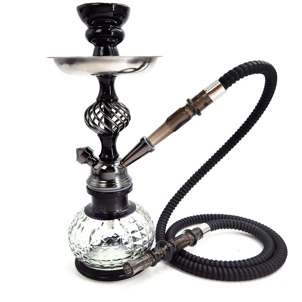 Hollow Hookah Shisha Set Iron Arabic Hookah Lantern Shape Double