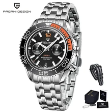  PAGANI DESIGN pd-1711 Herrenuhr Quarzuhr Mode Sport Chronograph 100M Wasserdicht Automatische Datumsuhr 