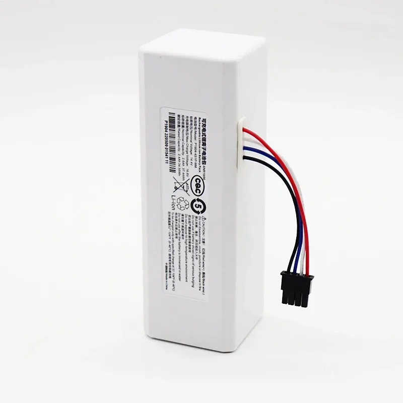 Original STYTJ01ZHM Battery P1904-4S1P-MM For Xiaomi Mijia 1C Robot Vacuum Mop Cleaner Accessories 14.4V 2600mAh 18650 Battery vacuum cleaner battery