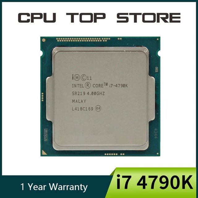 Carte mère d'occasion Core i7 4790K, 4.0GHz, 8 Mo de cache, avec