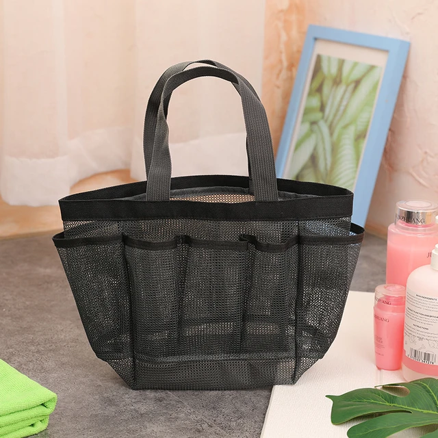 Men's Portable Mesh Shower Caddy Quick Dry Shower Tote Hanging Bath  Toiletry Organizer Bag 7 Storage Pockets Double Handles - AliExpress