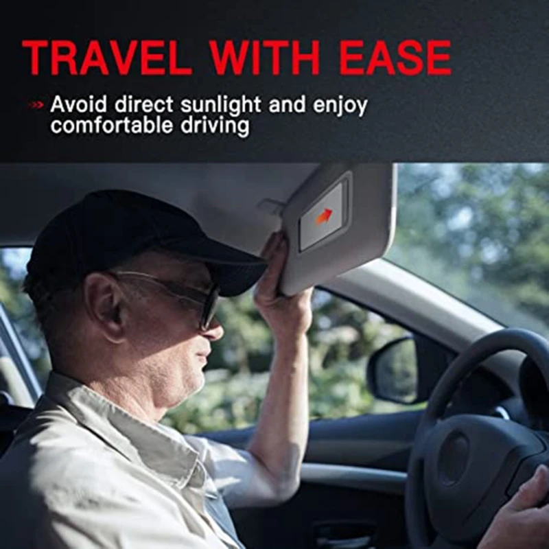 차양 인테리어 자동차 전면 바이저 패널, 메이크업 미러, 운전자 조수석 우측 좌측 선바이저 미러