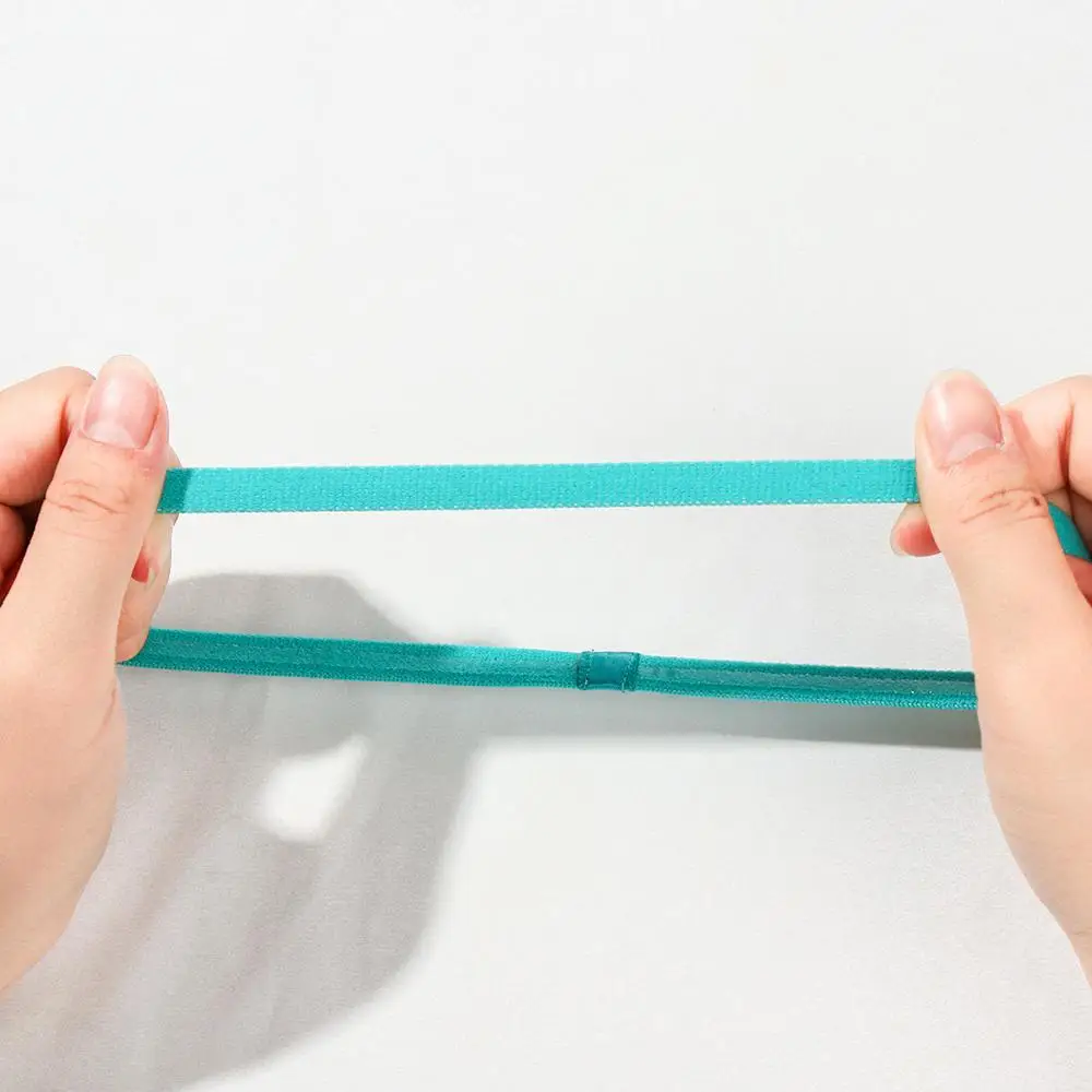 Bandas para el pelo de Yoga para hombres y mujeres, diadema deportiva de Color caramelo, banda elástica antideslizante, banda para el sudor de goma para correr y fútbol, 1 unidad