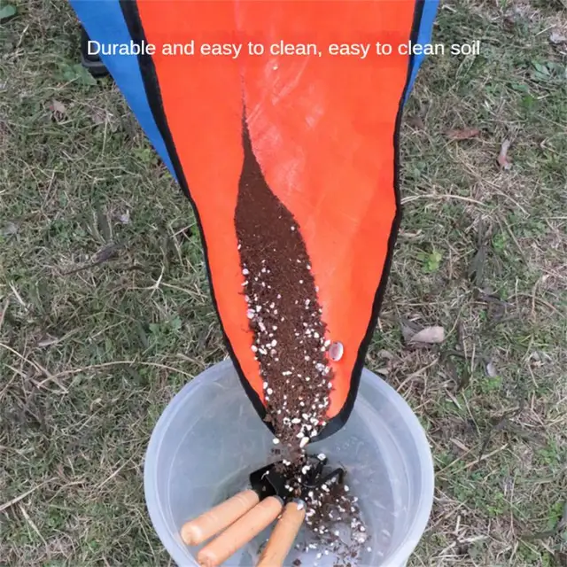 1Pc Újrafelhasználható Ültetési Szőnyeg Kertészeti Cserepes Pad Összecsukható Kerti Növényi Edény Átültetése Vízálló Szőnyegek Kiegészítők - Image 4