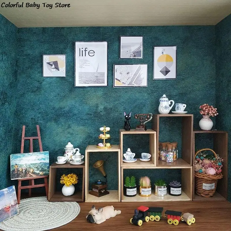 

1 шт. 1:12 миниатюрный шкаф для кукольного домика, витрина, стеллаж для хранения, шкаф, мебель, модель, декоративная игрушка