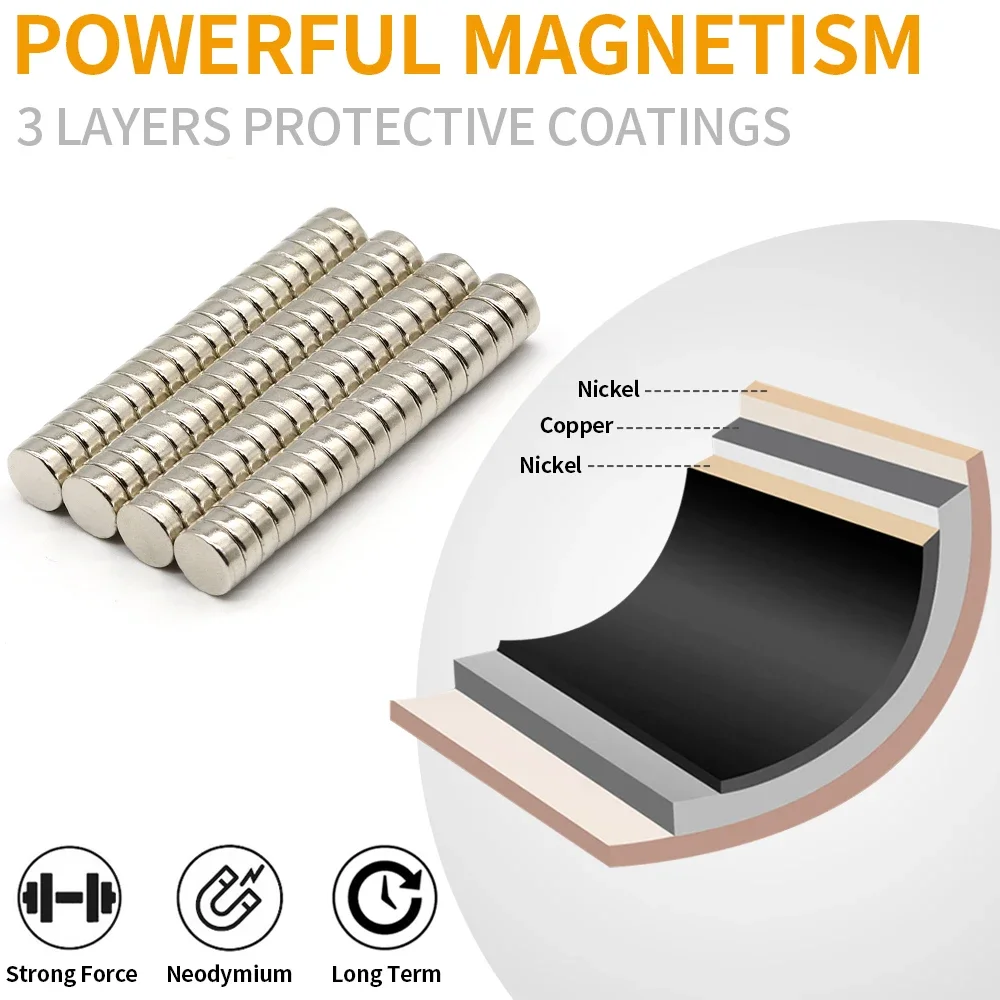 Neodymium magnets round magnets neodymium magnet 8mm X 3mm N35 NdFeB round super powerful strong permanent magnetic Imanes 8*3 20/40/60 Pcs