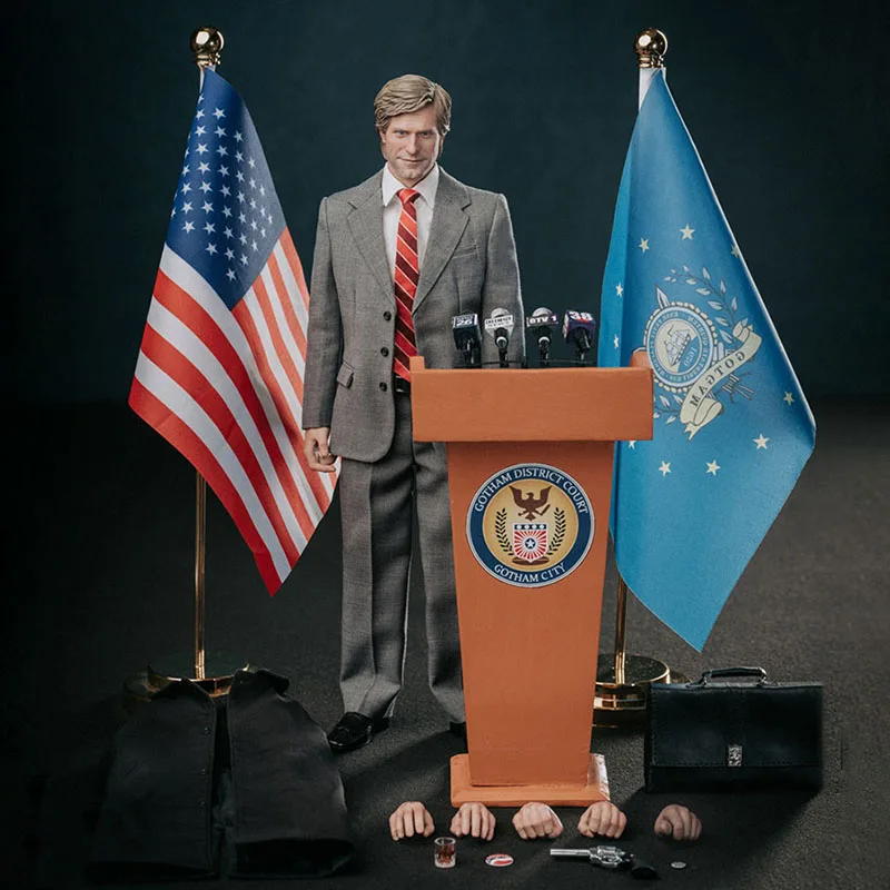 

2023 Q3 DAFTOYS F027 1/6 Two Face Harvey Dent Action Figure 12'' Male Soldier Action Figurine Doll Full Set Collectible Toy