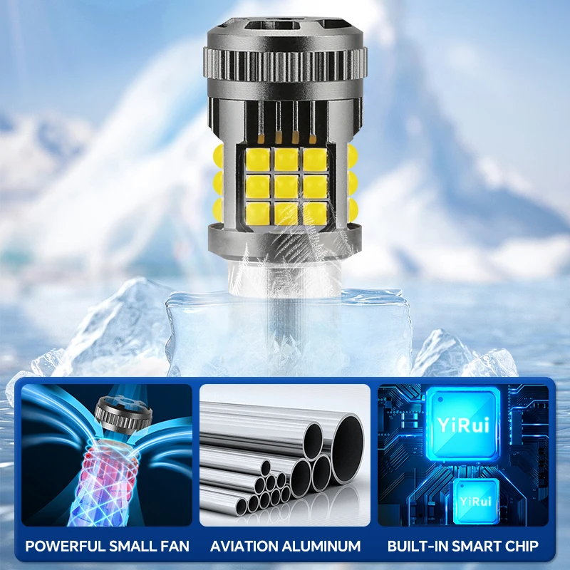 Yirui ڵ ׼ LED ĵ 3030  õ, Ʈκ  1156 1157 7440 7443,   극ũ  , 36SMD, 2 