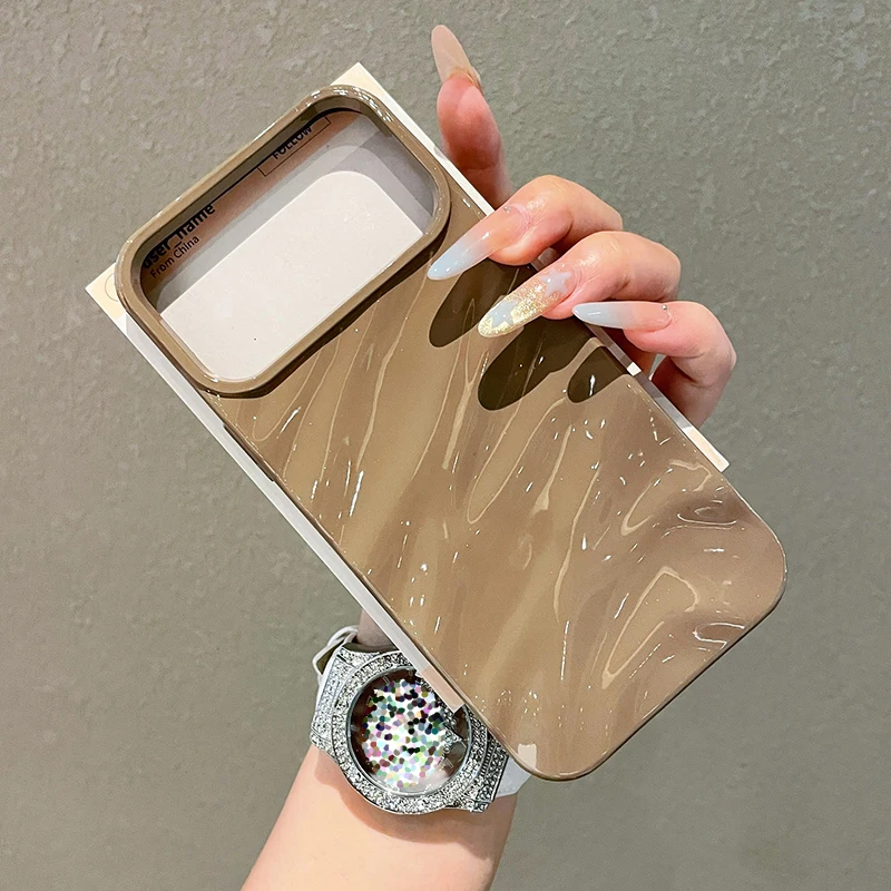 Luxury 3D Curly Wavy Texture Shockproof Phone Case
