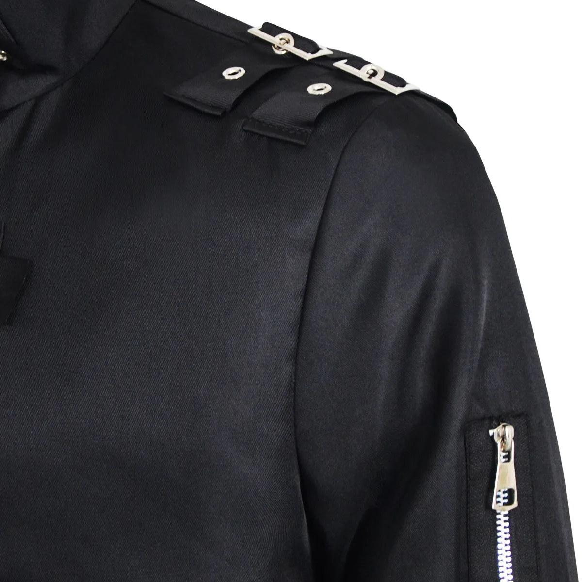 Michael Jackson cosplay Costume BAD Punk Jacket Black Slim BAD Jacket Costume Clothing for Man Adore Stars Impersonator