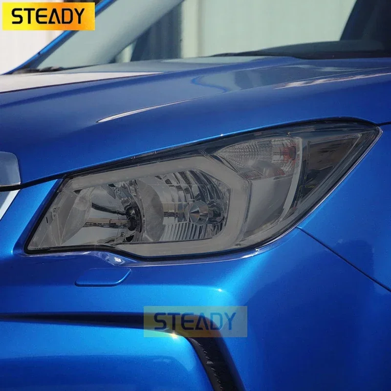 2 Pcs Car Headlight Protective Film Front Smoked Black TPU Sticker For Subaru Forster WRX BRZ Outback Legacy Impreza Accessories 4 2 Pcs Car Headlight Protective Film Front Smoked Black TPU Sticker For Subaru Forster WRX BRZ Outback Legacy Impreza Accessories 4