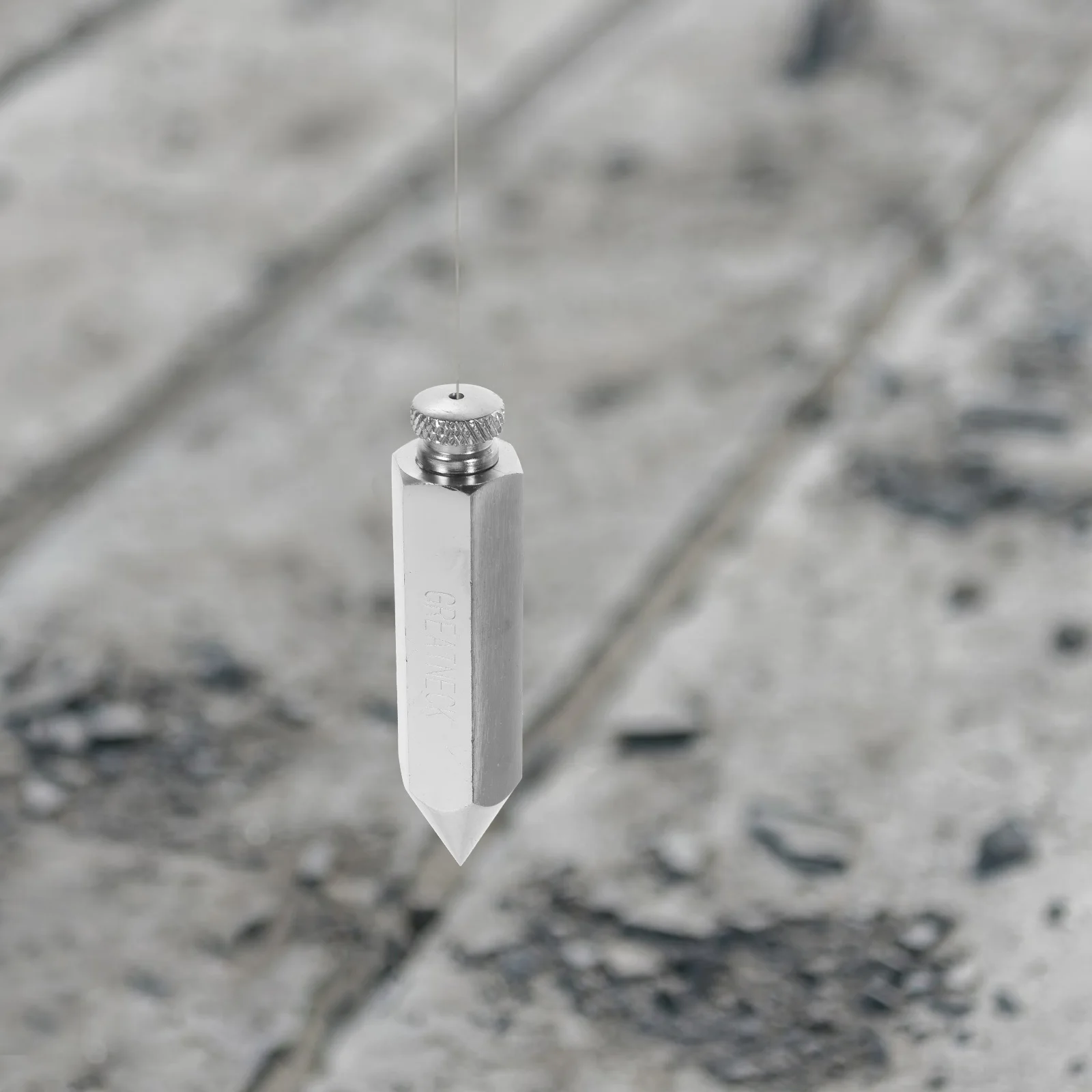 Hanging Hammer Plumb Bob Wire Measuring Tool Vertical Silver Building 4