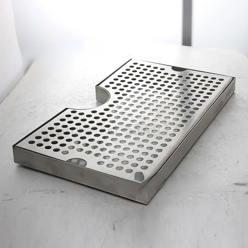 

Surface Mount Beer Drip Tray Stainless Steel Tower 4.5'' Column Cut Out No Drain