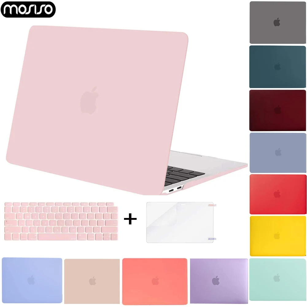 

2023 New Laptop Case For Macbook Air 13 Case A1932 A2179 A1466 M1 Chip Pro 13 14 15 16 A2338 A1708 A1707 A2141 Hard Shell Cover