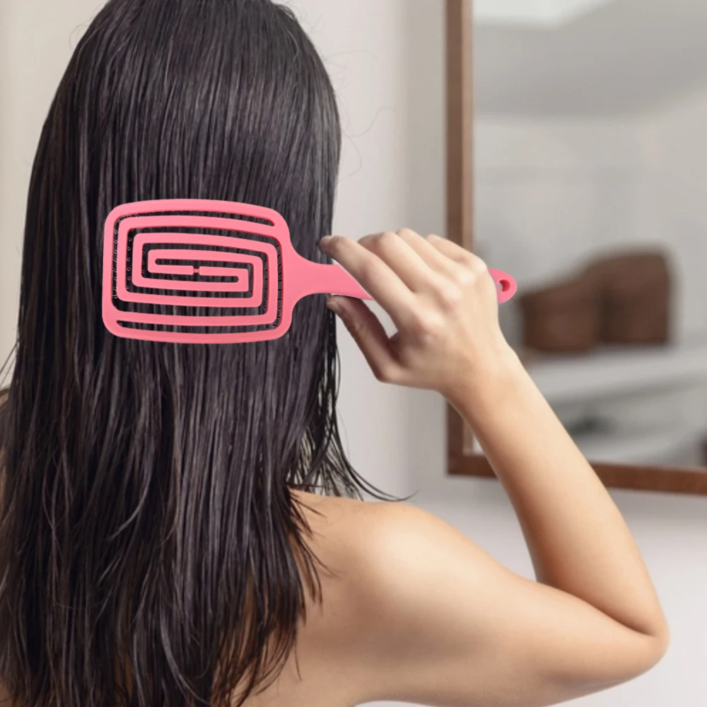1Pcs Scalp Massage Hair Comb Detangling Brush For Natural 3a/4c Long Thick Curly Black Hair Household Styling Tools For Women 2