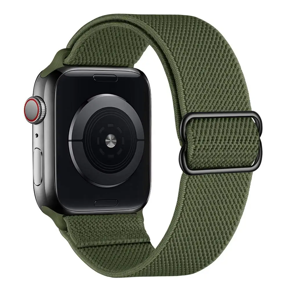 Scrunchie Strap for Apple watch band 40mm 44mm 41mm 45mm 38mm 49mm 45 mm Elastic Nylon bracelet iWatch series 8 se 7 6 5 3 Ultra