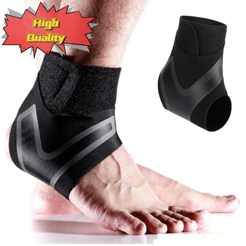 Ankle Support Brace Elasticity Free Adjustment Protection Foot Bandage for Sport Fitness