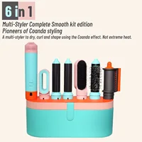 6 en 1 coiffeur nouveau sèche-cheveux lisse pour cheveux 6 en 1 coiffeur avec baril de friser brosse à Air chaud outil de coiffure MultiStyler 1