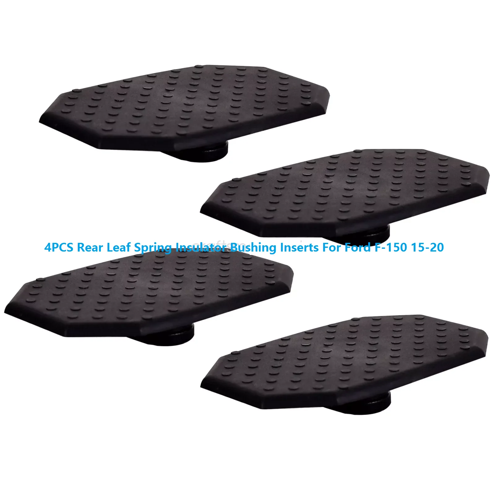 Car Rear Leaf Spring Insulator Bushing Inserts FL3Z-5586-B FL3Z5586A 4pcs For Ford F-150 2015- Leaf Spring Inserts Pad