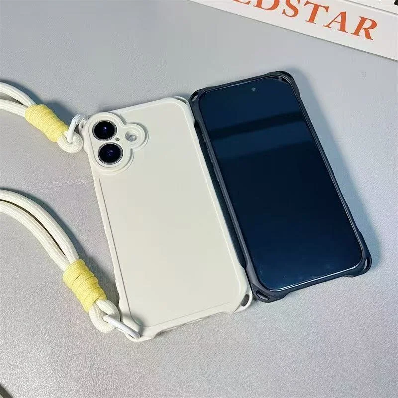 Crossbody Lanyard Strap Rope Soft Phone Case Cover