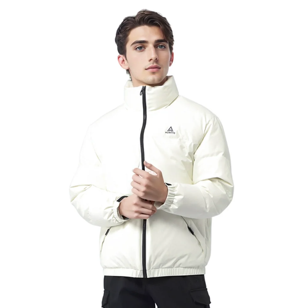 HUMTTO Winter Waterproof Men's Jacket Lightweight Windproof Outdoor Hiking Down Jackets for Men Sports Hunting Windbreaker Coats
