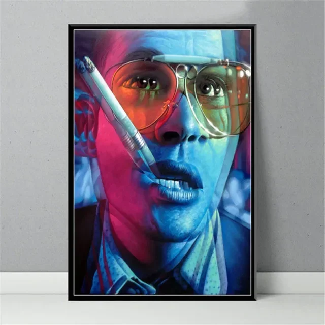 thumbnail image 1 of New Fear and Loathing In Las Vegas Classic Movie Poster Wall Art Painting Canvas Picture Prints Room Decor Personality Color, 1 of 5