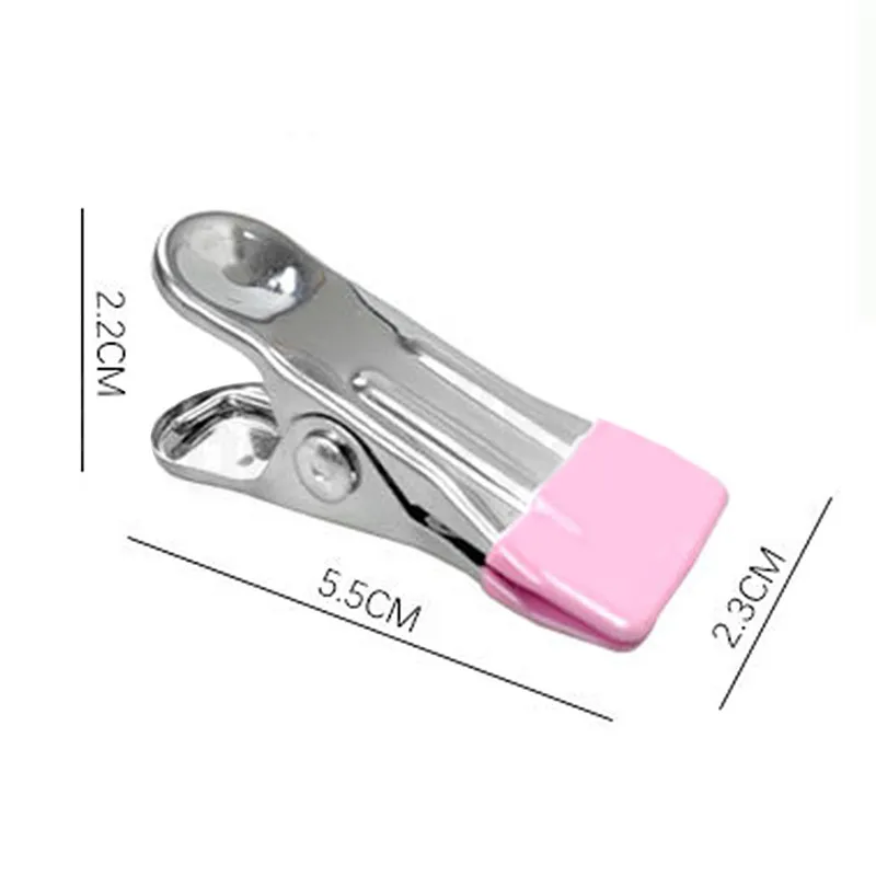 Stainless Steel Clothes Clip 10PCS Traceless Drying Windproof Fixed Single Hanger Small for Drying Clothes