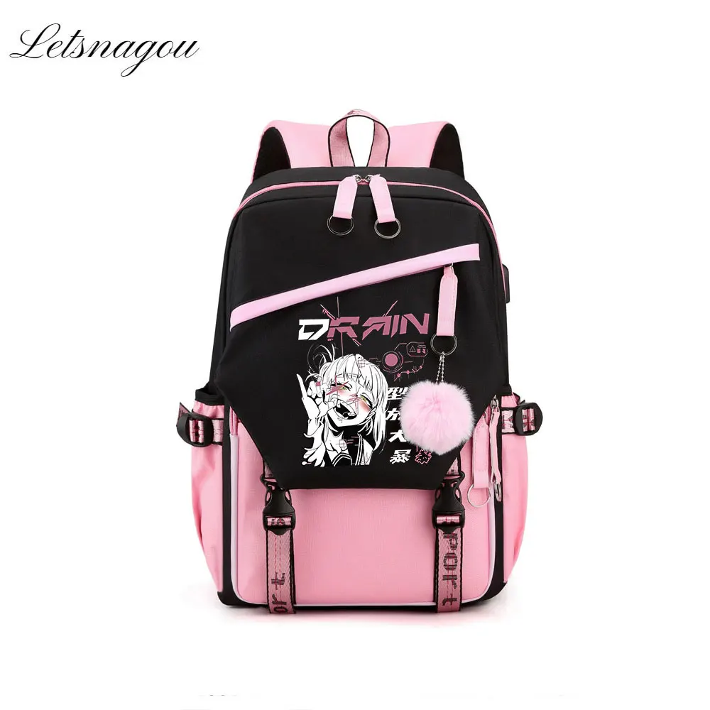 

Anime My Hero Academia Backpack Himiko Toga Cosplay School Backpack Girls Women Travel Laptop Bags Student BookBags For Kid