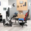 Racing Simulator Cockpit: Wheel/Gear Mount, Fits Logitech/Thrustmaster/Fanatec, Xbox/Playstation, VESA 400x400 2