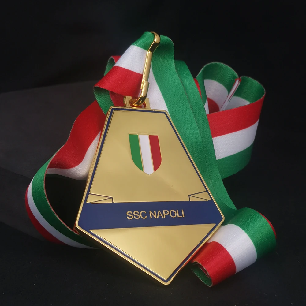 Champions Medals Serie A Champions Medals Metal Fan Souvenirs for S.S.C. Napoli award medals