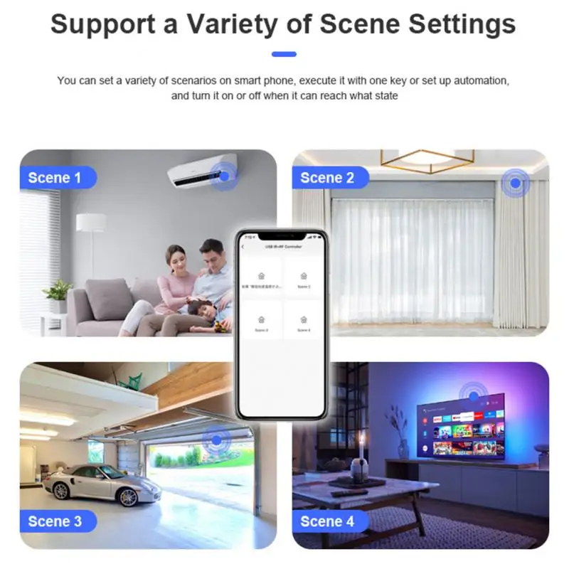 Tuya Usb Ir + Rf Controller Per Tv Rf Fan/Light/Telecomando Controllo Vocale Funziona Con Amazon Alexa Assistant