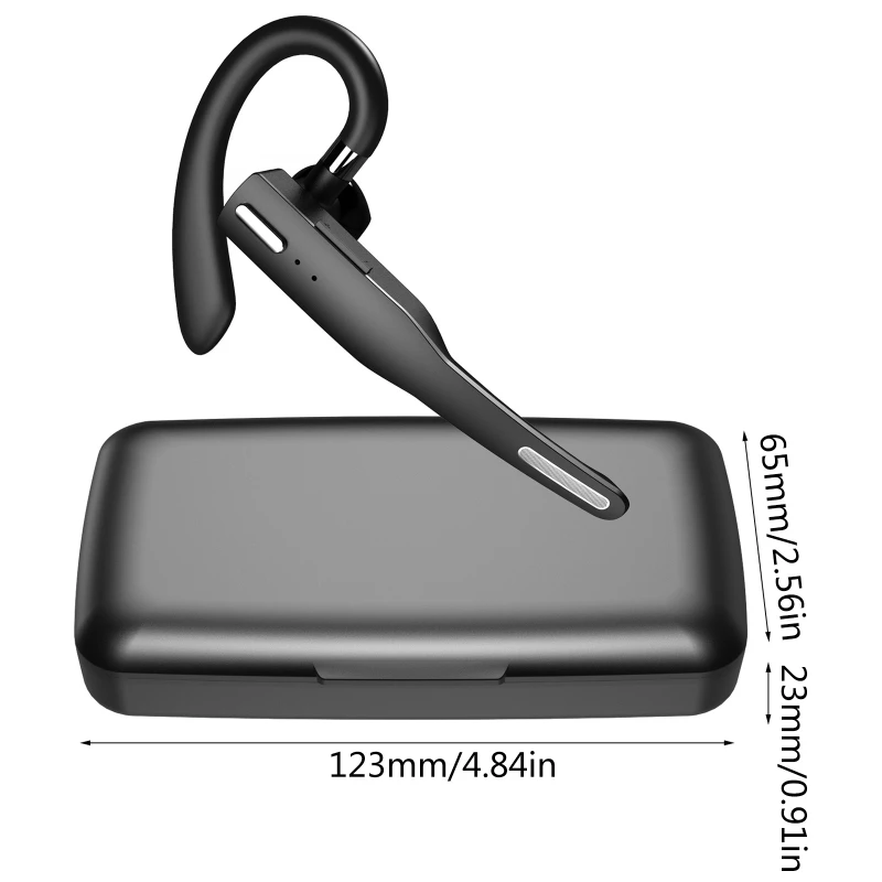 YYK525 Wireless Bluetooth-compatible Earphone Handsfree Business Headset Mini Earbuds Built-in Mic for Car Driving 896C 4